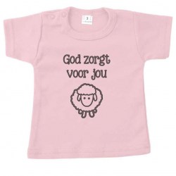 kort shirt roze Godzorgtvoorjou
